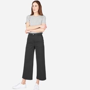 Everlane high waisted wide leg pants!